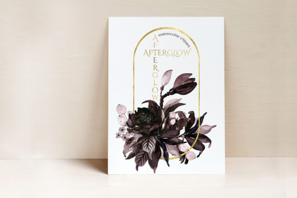 Afterglow. Dark Bordeaux Flowers Illustrations: A Brand Designer’s Real-World Review