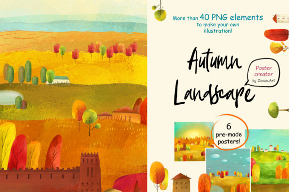 Autumn Landscape - Poster Maker: A Designer’s Review for Real Client Projects