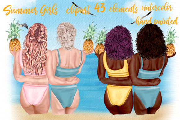Clipart Beach Girls: Summer Illustrations Review