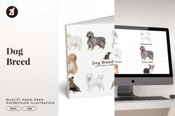 Dog Breed Set 12: A Designer’s Take on Illustrations for Branding and Beyond