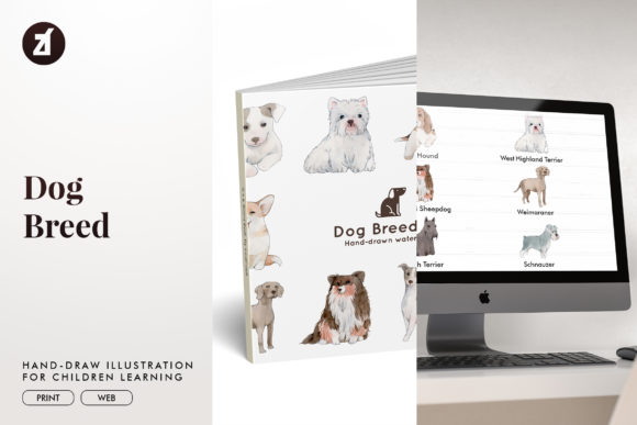 Dog Breed Set 2: Illustrations That Bring Pet Content to Life