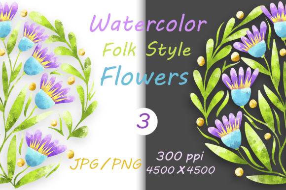 Flowers in Folk Style and Hand Drawn 03 Review