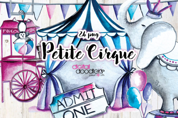 Petite Cirque Illustrations for Crafters & Handmade Business Owners