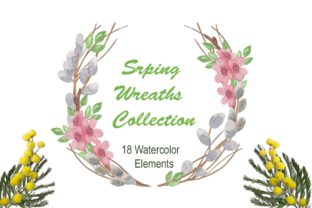 Spring Wreaths Collection: Fresh Illustrations for Modern Branding and Marketing Visuals