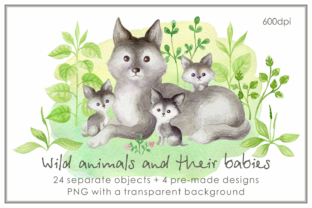 Wild Animals and Their Babies Illustrations: A Fresh Editorial Design Asset for Content Publishers